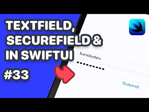 Text Inputs in SwiftUI (SwiftUI TextField, SwiftUI SecureField, SwiftUI Login Form) thumbnail