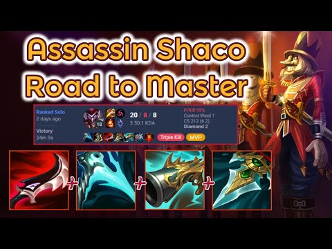 20 Kills Duskblade Shaco Ranked - S13 Dia 2 [League of Legends] Full Gameplay - Infernal Shaco