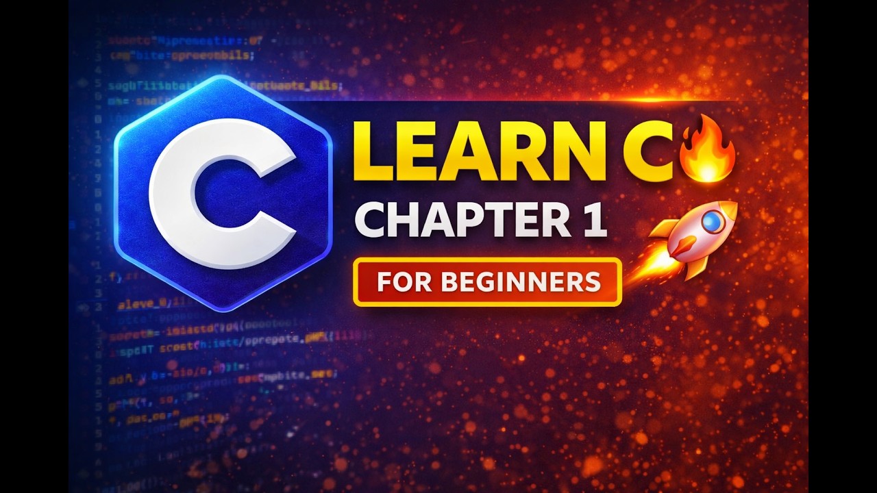 Learn C Programming (Chapter 1) – Programming Fundamentals for Beginners 🚀