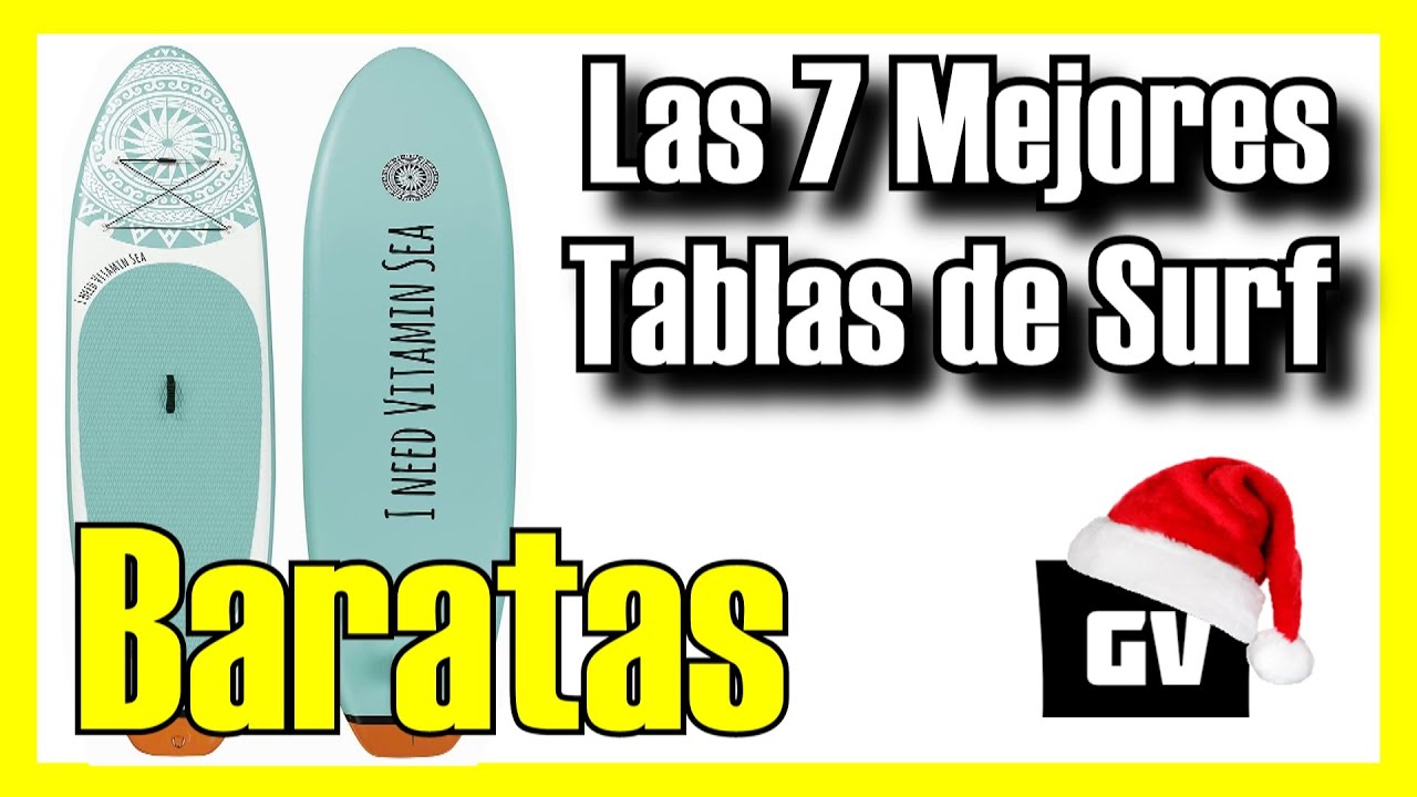 🌊🏄 Las 7 MEJORES Tablas de Surf BARATAS de Amazon [2023]✅[Calidad/Precio] Principiantes / Expertos