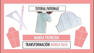 #2 Patronaje manga fruncida