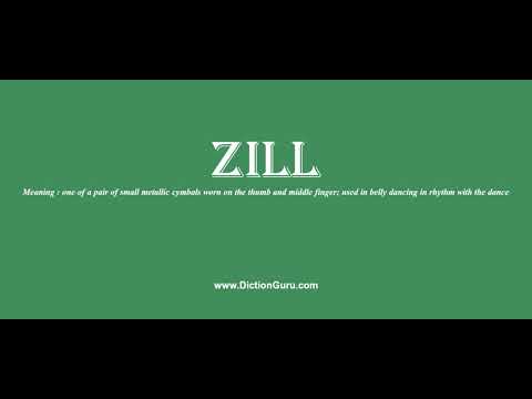 zill: How to pronounce zill with Phonetic and Examples