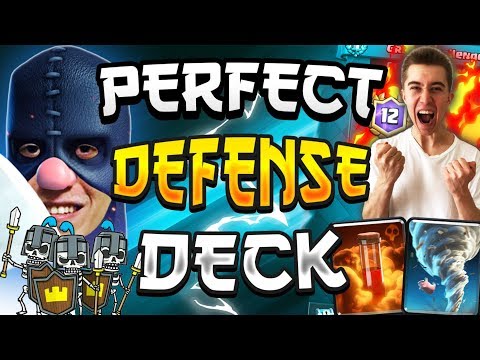 UNBREAKABLE DEFENSE! Hog Rider Cycle Deck | Executioner Tornado Control Deck — Clash Royale