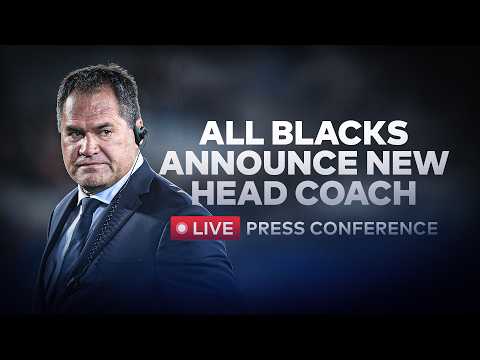 LIVE: All Blacks Announce New Head Coach | Press Conference