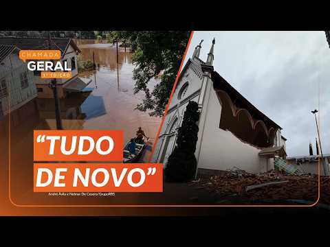 ENCHENTES e TEMPORAIS voltam a afetar o RS; veja as atualizações | Chamada Geral 1