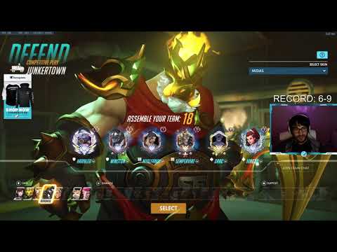 HARBLEU ZARYA + ROADHOG + HAMMOND GAMEPLAY OVERWATCH SEASON 27 TOP 500