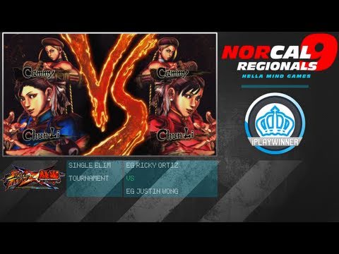 NCR9: EG Ricky Ortiz vs EG Justin Wong - Street Fighter x Tekken Single Elim Tournament