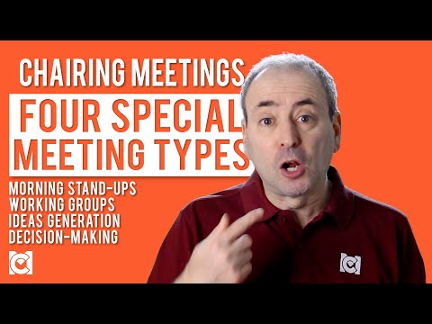Four Special Meeting Types and How to Run Them