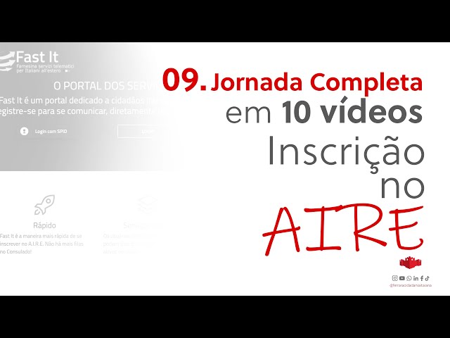 9. Como é a inscrição no AIRE