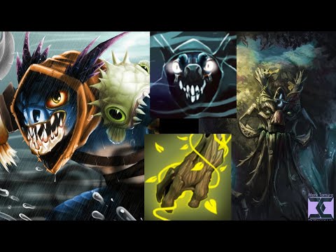 Living Armor, Shadow Dance - TA2000 Slark vs LD, Tiny, Magnus, Rubick, Disruptor - dota2
