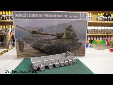 Trumpeter - Soviet 2S3 152mm - Part 2 Let´s continue Building!!