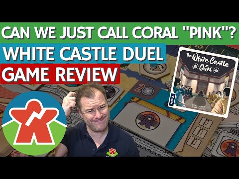 The White Castle Duel - Board Game Review - Can We Just Call Coral "Pink"?
