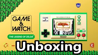 The Legend of Zelda Game & Watch 2021 Unboxing & Easter Egg Tri-Force Lighting