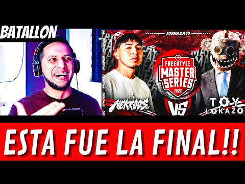 EL CAMPEON RESURGE 👑🔥REACCIONANDO AL BATALLON TOY LOKAZO (JAZE) VS NEKROOS | J10 FMSPERU 2022 🇵🇪