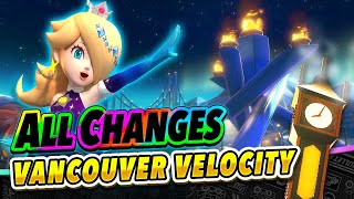 You Got Steam Power!! All Changes in Vancouver Velocity! | Tour VS Mario Kart 8 ANALYSIS