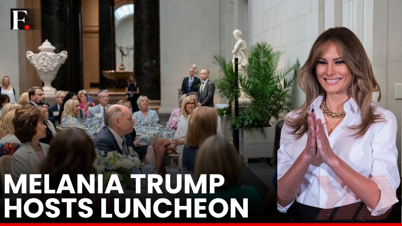 Melania LIVE: US First Lady Melania Trump Hosts Congressional Spouses for Luncheon | Donald Trump