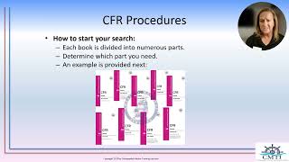 Use of Code of Federal Regulations (CFR) USCG Testing