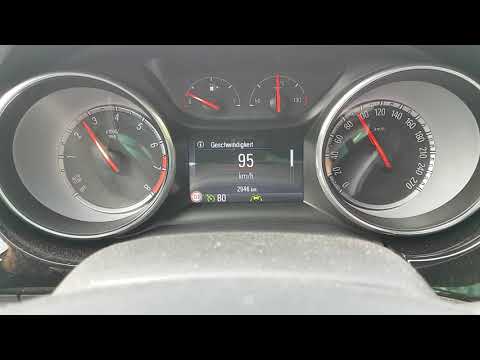Opel Astra K 1.6 Turbo 200 hp / ps 80 - 120 km/h (5.Gang / 5th gear)