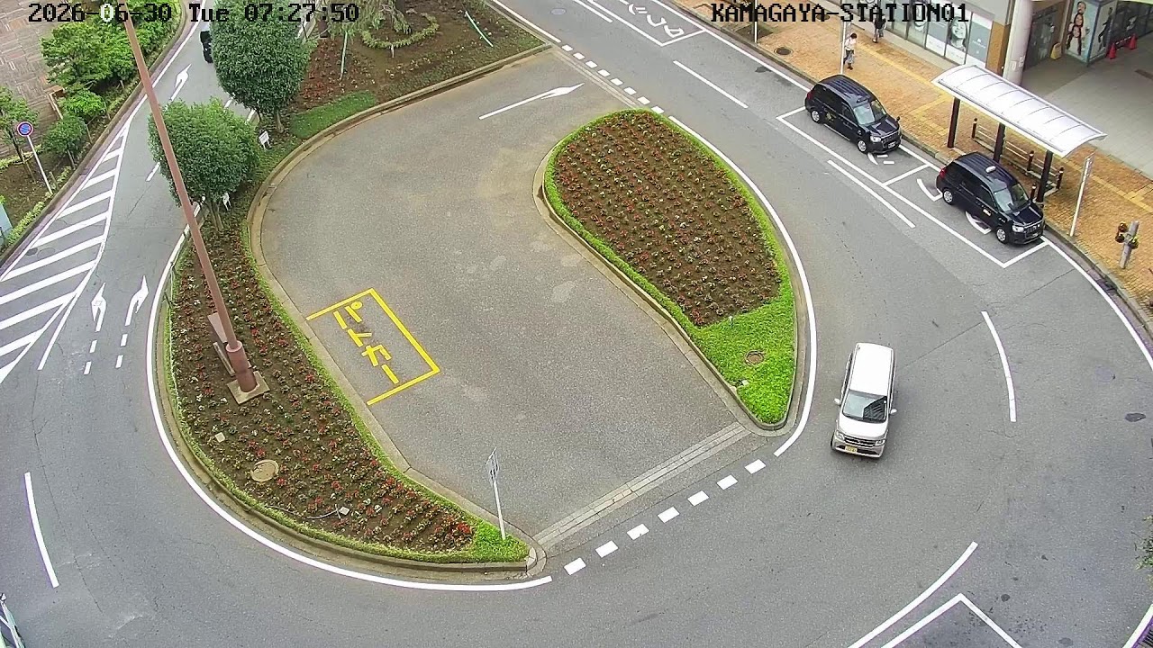 Live webcam view of Parada de taxis de Tobu Kamagaya