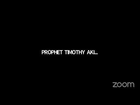 MONDAY MIDNIGHT PROPHETIC SERVICE 9TH OCT WITH PROPHET TIMOTHY AKINTADE