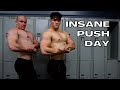 FILTHY PUSH DAY W/ JARED | PHYSIQUE UPDATE