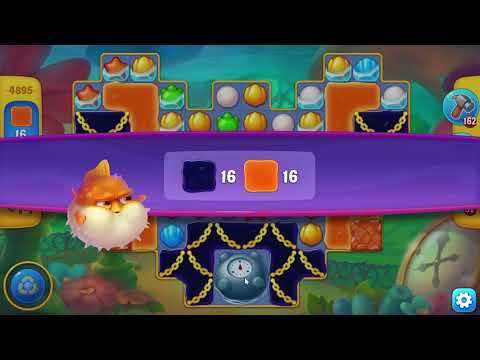 Fishdom 4895 Super Hard Level - NO BooSTERS