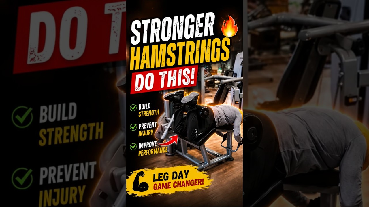 Most People Do Leg Curls WRONG ❌ Build Stronger Hamstrings Fast 🔥