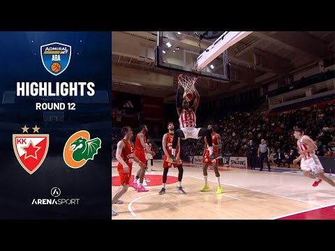 ADMIRALBET ABA LIGA (12. kolo): Crvena Zvezda - Cedevita Olimpija 97:77 | 27. decembar 2025.