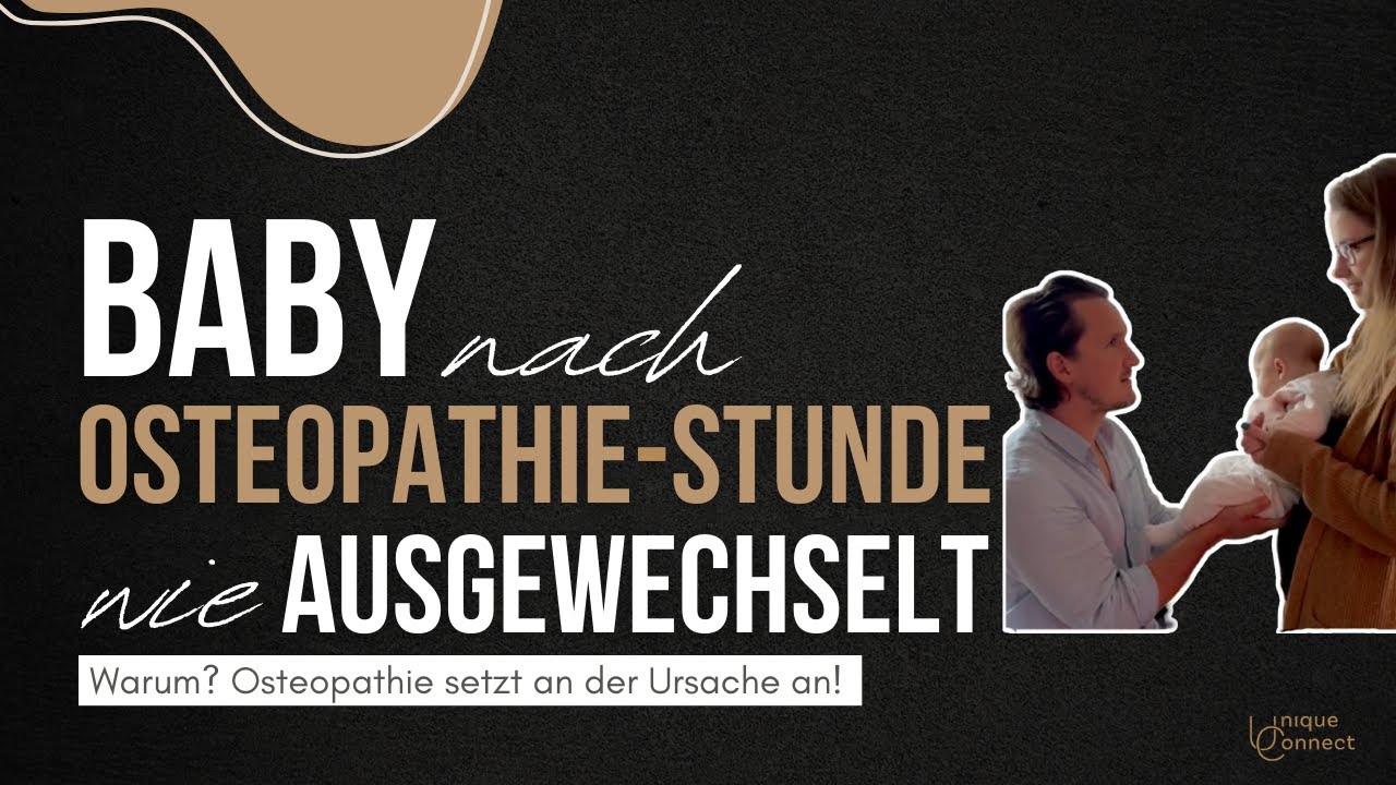 Baby trinkt nicht, Mutter verzweifelt: Ausgewechseltes Baby nach erster Osteopathie Behandlung