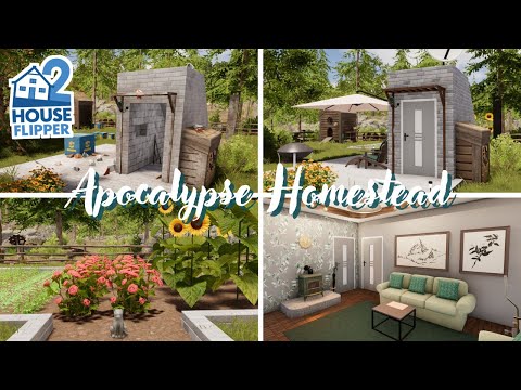 House Flipper 2 | Apocalypse Homestead | Custom Job (No Commentary)