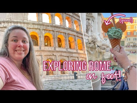 Dia 1: Explorando Roma a pé! Escadaria Espanhola, Fonte de Trevi e Coliseu