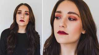 Cranberry Eyeshadow Tutorial | Thanksgiving Makeup Look 2017