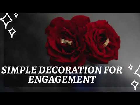 Simple and budget friendly decorations#engagement#pictures#couple rings#photography#