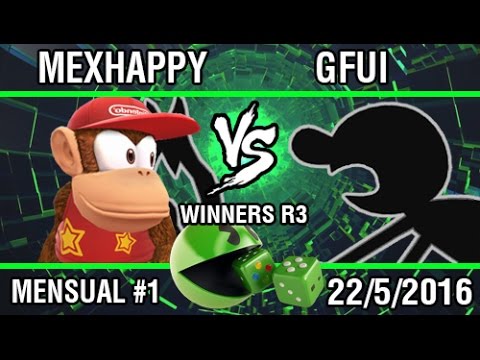 [Smash @ Gambler #1] Mexhappy (Diddy) vs GFui (G&W) SSB4 Winners R3