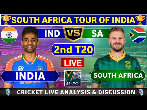 India vs South Africa, 2nd T20 Live Match Analysis & Discussion IND vs SA 2nd T20 SA tour of IND