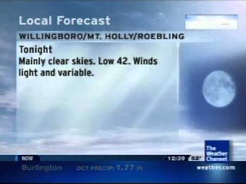 Local Forecast  - 10/19/09 - 12:38pm