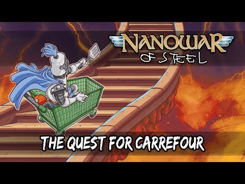 Nanowar Of Steel - The Quest For Carrefour (Lyrics Video)