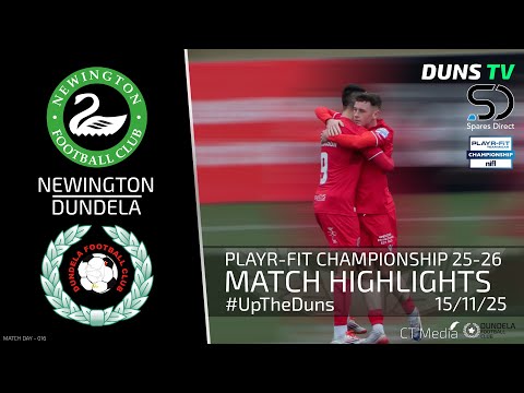 Match Highlights - Newington Vs Dundela - 15th November 2025