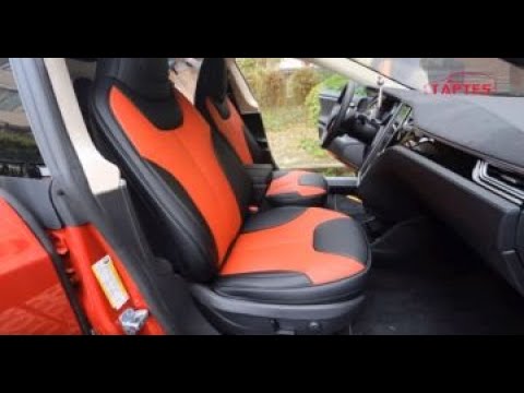 TAPTES Tesla Model S Leather Cushion Seat Cover Installation & Display