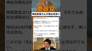 参政党の神谷宗幣さんが、日曜討論で正論を述べる。