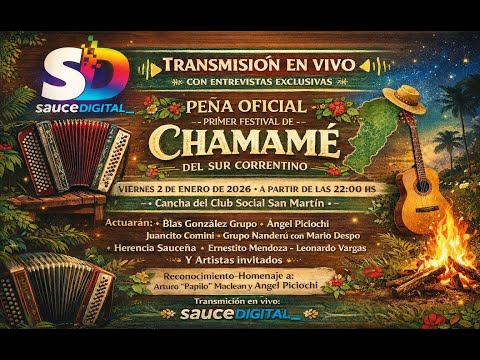 Festival de Chamamé del Sur Correntino - Sauce Ctes