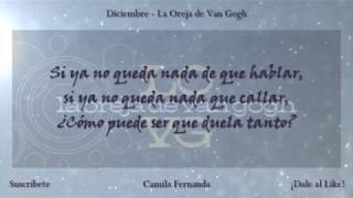 Diciembre - La Oreja de Van Gogh (con letra - canción original)