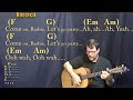 Barbie Girl (AQUA) Strum Guitar Cover Lesson in Am with Chords/Lyrics