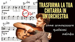 Come armonizzare QUALSIASI melodia: l'Arte del Guitar Solo Pt.1