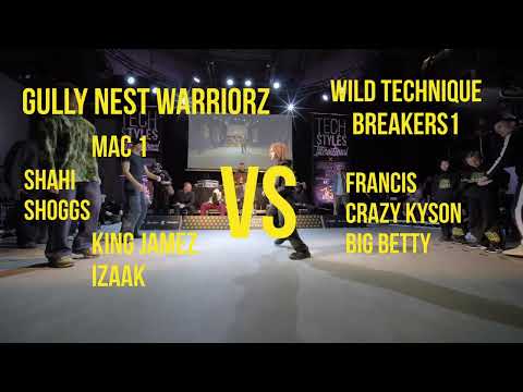 Tech Styles 9 | B.Tactical Crew Battle | Gully Nest Warriorz vs Wild Technique Breakers | Qualifiers