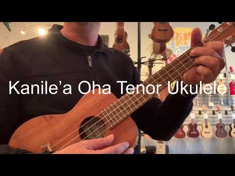 Kanile’a Oha Tenor Ukulele Demo at Aloha City Ukes