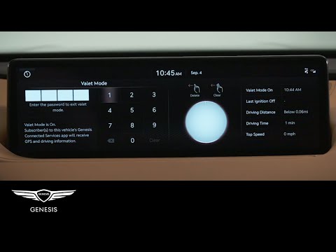 Valet Mode | Genesis G80 and GV80 | How-To | Genesis USA