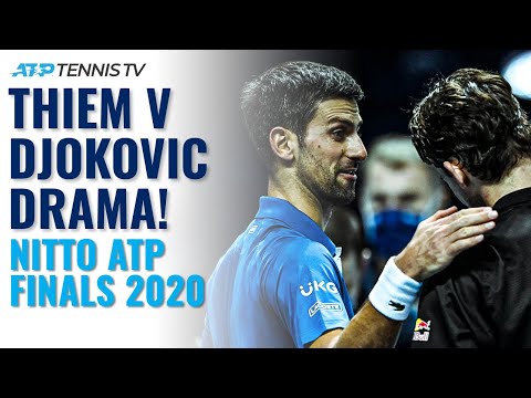 DOUBLE TIEBREAK DRAMA! Dominic Thiem vs Novak Djokovic Highlights at 2020 Nitto ATP Finals