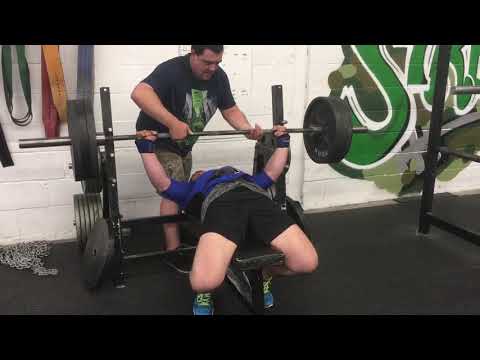 Single ply bench 145kg