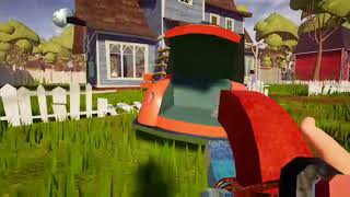 Use The Magnet To Glitch The Red Key Through The Door!!! Hello Neighbor Xbox One